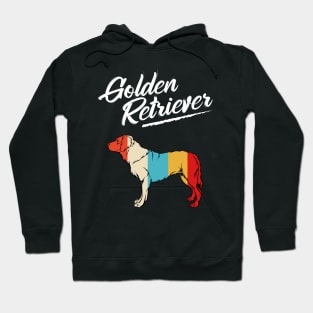 Golden Retriever - Retro Style Dog Vintage Silhouette Hoodie